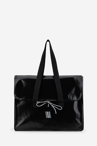 Valmenti Unisex Tekstil Siyah Orta Bez Poşet Çanta VLM7648